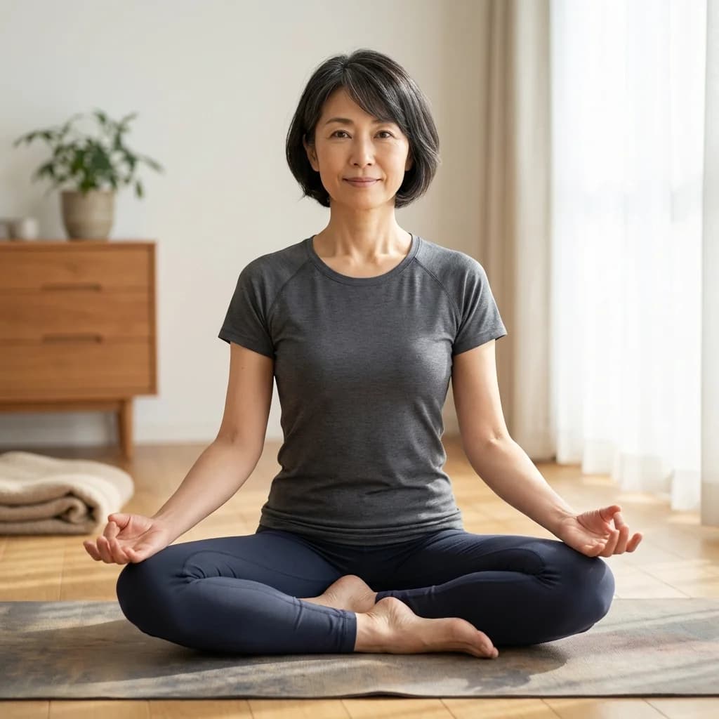 ヨガインストラクターが副業として初めてクラスを指導している場面