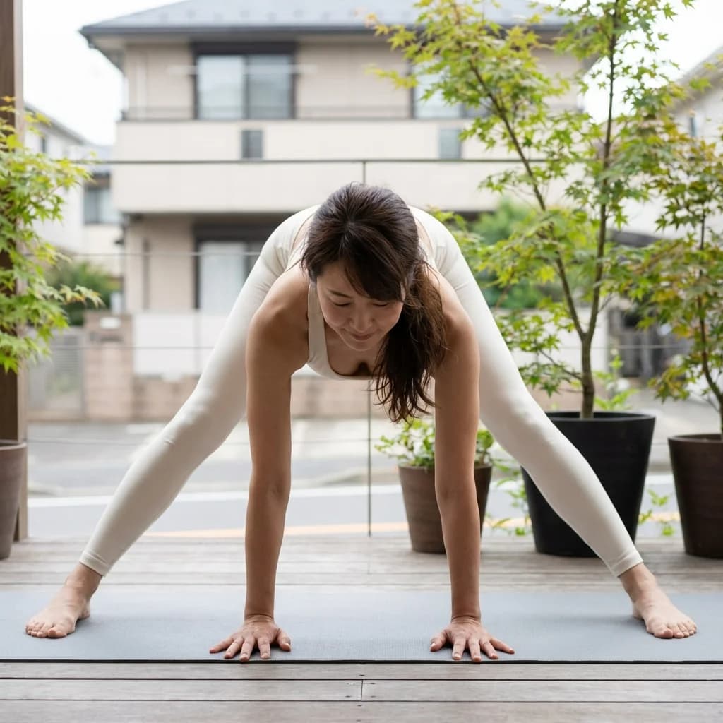 ヨガ資格の学び方を考える女性インストラクターが静かな空間で瞑想している様子