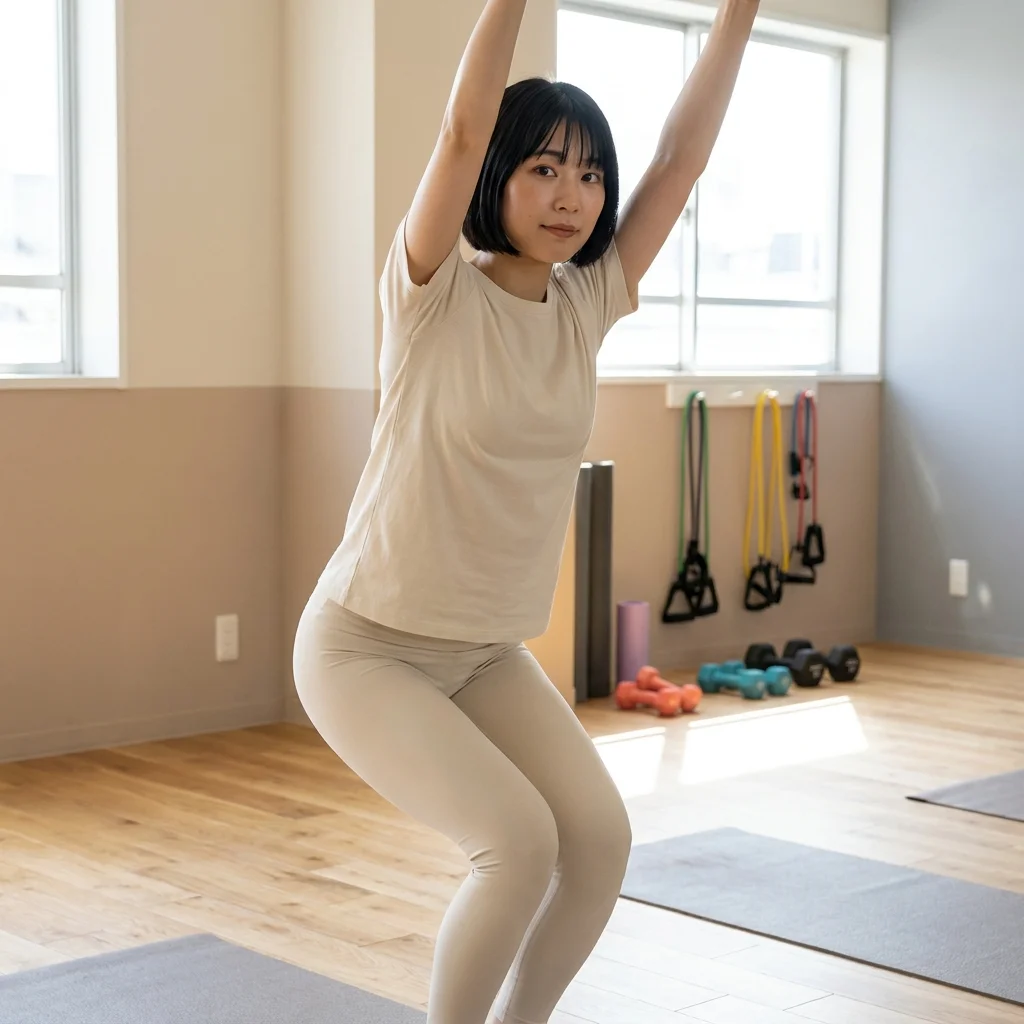 ヨガインストラクターを目指す女性が自分の目標と向き合う朝の時間