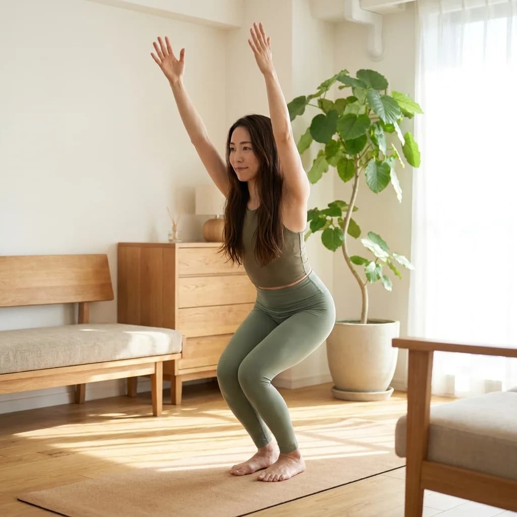 オンラインでヨガ資格の動画講義を学ぶ女性の手元とノート