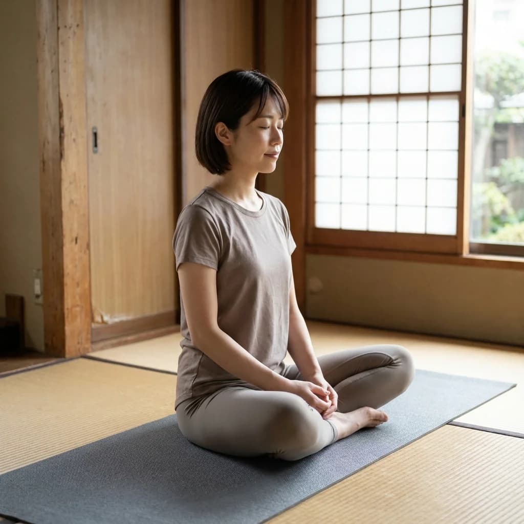 RYT200のテキストと解剖学資料を使って学習する様子